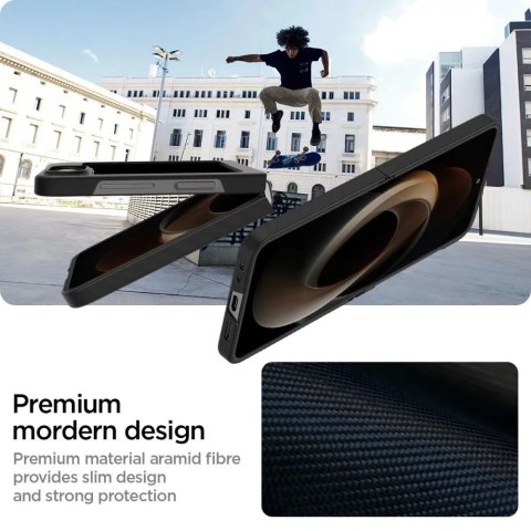 Spigen Etui Spigen AirSkin do Samsung Galaxy Z Flip 6 Aramid Black Spigen Etui Spigen AirSkin do Samsung Galaxy Z Flip 6 Aramid Black