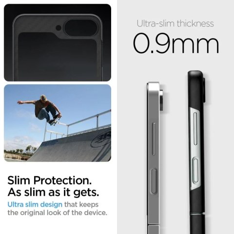 Spigen Etui Spigen AirSkin do Samsung Galaxy Z Flip 6 Aramid Black Spigen Etui Spigen AirSkin do Samsung Galaxy Z Flip 6 Aramid Black