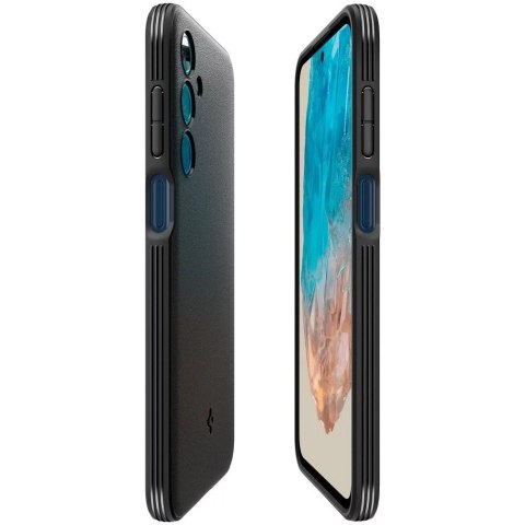 Spigen Etui do Samsung Galaxy A35 5G Spigen Essential SandBlast Case obudowa plecki czarne matowe Matte Black Spigen Etui do Samsung Galaxy A35 5G Spigen Essential SandBlast Case obudowa plecki czarne matowe Matte Black