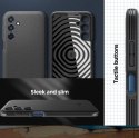Spigen Etui do Samsung Galaxy A35 5G Spigen Essential SandBlast Case obudowa plecki czarne matowe Matte Black