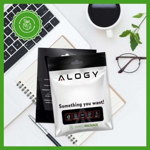 Alogy Adapter USB-C do Mini Jack 3.5mm i USB-C Kabel AUX Alogy do Apple iPhone USB-C Biały Alogy Adapter USB-C do Mini Jack 3.5mm i USB-C Kabel AUX Alogy do Apple iPhone USB-C Biały
