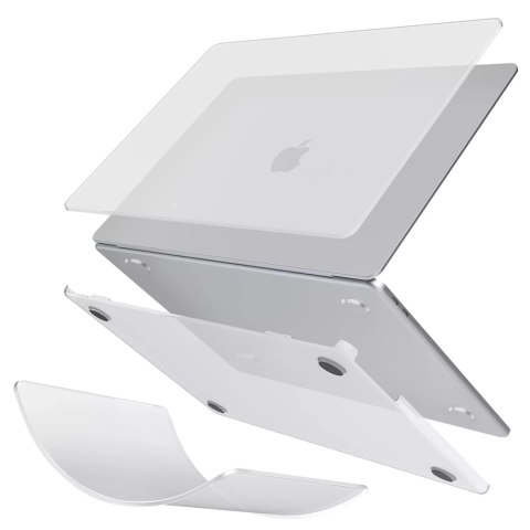 Alogy Etui do Apple Macbook Air 13 13.3" - 2018-2021 (M1 A2337/A2179/A1932) Alogy AirGuard™ Elastyczna obudowa Matowa Przezroczysta Bi Alogy Etui do Apple Macbook Air 13 13.3" - 2018-2021 (M1 A2337/A2179/A1932) Alogy AirGuard™ Elastyczna obudowa Matowa Przezroczysta Bi