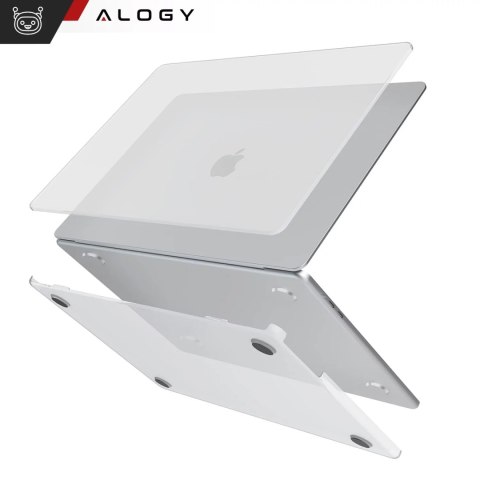Alogy Etui do Apple Macbook Air 13.6 - M2/M3 2022/2023/2024/2025 Alogy AirGuard™ Elastyczna obudowa Matowa Przezroczysty Biały Alogy Etui do Apple Macbook Air 13.6 - M2/M3 2022/2023/2024/2025 Alogy AirGuard™ Elastyczna obudowa Matowa Przezroczysty Biały
