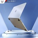 Alogy Etui do Apple Macbook Air 13.6 - M2/M3 2022/2023/2024/2025 Alogy AirGuard™ Elastyczna obudowa Matowa Przezroczysty Biały