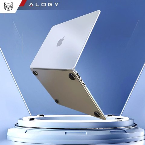 Alogy Etui do Apple Macbook Air 13.6 - M2/M3 2022/2023/2024/2025 Alogy AirGuard™ Elastyczna obudowa Matowa Przezroczysty Biały Alogy Etui do Apple Macbook Air 13.6 - M2/M3 2022/2023/2024/2025 Alogy AirGuard™ Elastyczna obudowa Matowa Przezroczysty Biały