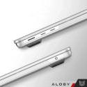 Alogy Etui do Apple Macbook Air 13.6 - M2/M3 2022/2023/2024/2025 Alogy AirGuard™ Elastyczna obudowa Matowa Przezroczysty Biały