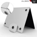 Alogy Etui do Apple Macbook Air 13.6 - M2/M3 2022/2023/2024/2025 Alogy AirGuard™ Elastyczna obudowa Matowa Przezroczysty Biały