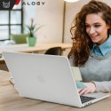Alogy Etui do Apple Macbook Air 13.6 - M2/M3 2022/2023/2024/2025 Alogy AirGuard™ Elastyczna obudowa Matowa Przezroczysty Biały