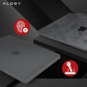 Alogy Etui do Apple Macbook Air 13.6 - M2/M3/M4 2022/2023/2024/2025 Alogy AirGuard™ Elastyczna obudowa Matowy Czarny