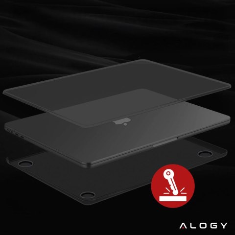 Alogy Etui do Apple Macbook Air 13.6 - M2/M3/M4 2022/2023/2024/2025 Alogy AirGuard™ Elastyczna obudowa Matowy Czarny Alogy Etui do Apple Macbook Air 13.6 - M2/M3/M4 2022/2023/2024/2025 Alogy AirGuard™ Elastyczna obudowa Matowy Czarny