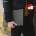 Alogy Etui do Apple Macbook Air 13.6 - M2/M3/M4 2022/2023/2024/2025 Alogy AirGuard™ Elastyczna obudowa Matowy Czarny