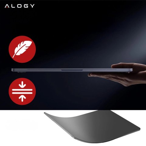 Alogy Etui do Apple Macbook Air 13.6 - M2/M3/M4 2022/2023/2024/2025 Alogy AirGuard™ Elastyczna obudowa Matowy Czarny Alogy Etui do Apple Macbook Air 13.6 - M2/M3/M4 2022/2023/2024/2025 Alogy AirGuard™ Elastyczna obudowa Matowy Czarny