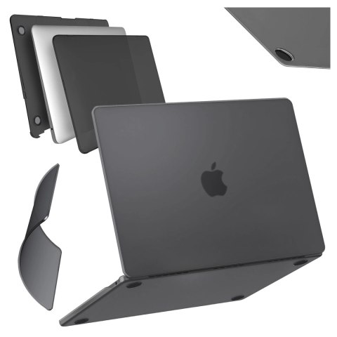 Alogy Etui do Apple Macbook Air 13.6 - M2/M3/M4 2022/2023/2024/2025 Alogy AirGuard™ Elastyczna obudowa Matowy Czarny Alogy Etui do Apple Macbook Air 13.6 - M2/M3/M4 2022/2023/2024/2025 Alogy AirGuard™ Elastyczna obudowa Matowy Czarny