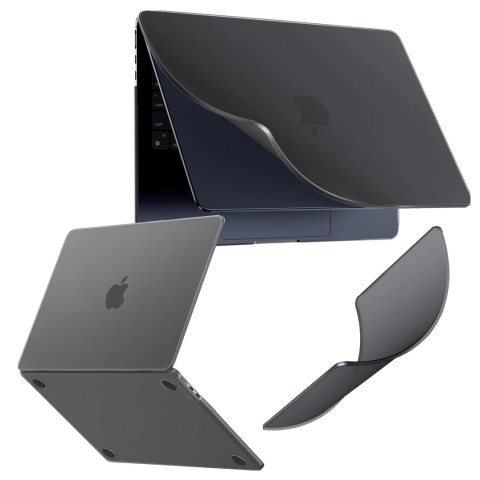 Alogy Etui do Apple Macbook Air 13.6 - M2/M3/M4 2022/2023/2024/2025 Alogy AirGuard™ Elastyczna obudowa Matowy Czarny Alogy Etui do Apple Macbook Air 13.6 - M2/M3/M4 2022/2023/2024/2025 Alogy AirGuard™ Elastyczna obudowa Matowy Czarny