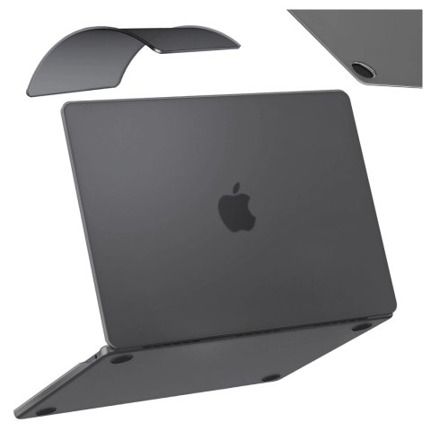 Alogy Etui do Apple Macbook Air 13.6 - M2/M3/M4 2022/2023/2024/2025 Alogy AirGuard™ Elastyczna obudowa Matowy Czarny Alogy Etui do Apple Macbook Air 13.6 - M2/M3/M4 2022/2023/2024/2025 Alogy AirGuard™ Elastyczna obudowa Matowy Czarny
