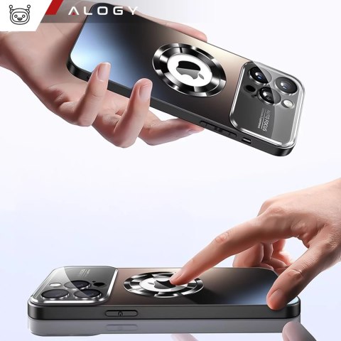 Alogy Etui do Apple iPhone 16 Pro Max obudowa Alogy MagSafe LuxeShield™ Case z ochroną obiektywów do MagSafe Graphite Black Alogy Etui do Apple iPhone 16 Pro Max obudowa Alogy MagSafe LuxeShield™ Case z ochroną obiektywów do MagSafe Graphite Black