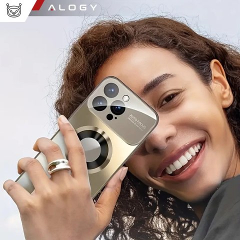 Alogy Etui do Apple iPhone 16 Pro obudowa Alogy MagSafe LuxeShield™ Case z ochroną obiektywów do MagSafe Titanium Alogy Etui do Apple iPhone 16 Pro obudowa Alogy MagSafe LuxeShield™ Case z ochroną obiektywów do MagSafe Titanium