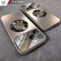 Alogy Etui do Apple iPhone 16 Pro obudowa Alogy MagSafe LuxeShield™ Case z ochroną obiektywów do MagSafe Titanium