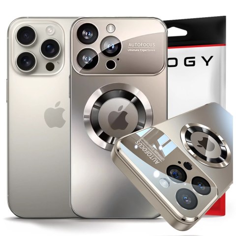 Alogy Etui do Apple iPhone 16 Pro obudowa Alogy MagSafe LuxeShield™ Case z ochroną obiektywów do MagSafe Titanium Alogy Etui do Apple iPhone 16 Pro obudowa Alogy MagSafe LuxeShield™ Case z ochroną obiektywów do MagSafe Titanium