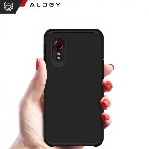Alogy Etui do Samsung Galaxy xCover 7 obudowa Alogy ArmorGuard™ Case pancerna obudowa Czarny Alogy Etui do Samsung Galaxy xCover 7 obudowa Alogy ArmorGuard™ Case pancerna obudowa Czarny