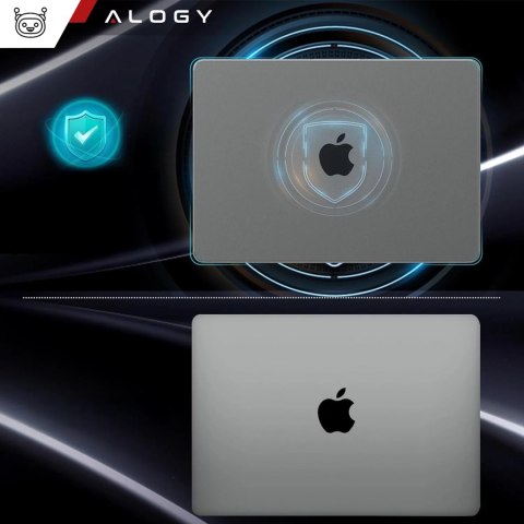 Alogy Etui ochronne do Apple Macbook Air 15 M2/M3/M4 2023/2024/2025 Alogy AirGuard™ Elastyczna obudowa Matowa Czerń Alogy Etui ochronne do Apple Macbook Air 15 M2/M3/M4 2023/2024/2025 Alogy AirGuard™ Elastyczna obudowa Matowa Czerń