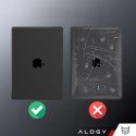 Alogy Etui ochronne do Apple Macbook Pro 14 - M1/M2/M3/M4 2021-2024 Alogy AirGuard™ Elastyczna obudowa bez odcisków palców Matowa Czer