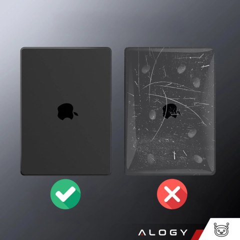 Alogy Etui ochronne do Apple Macbook Pro 14 - M1/M2/M3/M4 2021-2024 Alogy AirGuard™ Elastyczna obudowa bez odcisków palców Matowa Czer Alogy Etui ochronne do Apple Macbook Pro 14 - M1/M2/M3/M4 2021-2024 Alogy AirGuard™ Elastyczna obudowa bez odcisków palców Matowa Czer