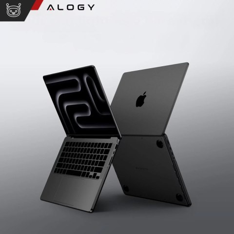 Alogy Etui ochronne do Apple Macbook Pro 14 - M1/M2/M3/M4 2021-2024 Alogy AirGuard™ Elastyczna obudowa bez odcisków palców Matowa Czer Alogy Etui ochronne do Apple Macbook Pro 14 - M1/M2/M3/M4 2021-2024 Alogy AirGuard™ Elastyczna obudowa bez odcisków palców Matowa Czer