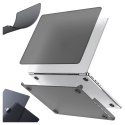 Alogy Etui ochronne do Apple Macbook Pro 14 - M1/M2/M3/M4 2021-2024 Alogy AirGuard™ Elastyczna obudowa bez odcisków palców Matowa Czer