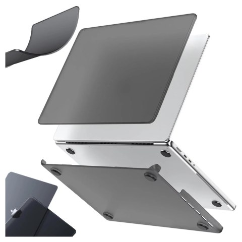 Alogy Etui ochronne do Apple Macbook Pro 14 - M1/M2/M3/M4 2021-2024 Alogy AirGuard™ Elastyczna obudowa bez odcisków palców Matowa Czer Alogy Etui ochronne do Apple Macbook Pro 14 - M1/M2/M3/M4 2021-2024 Alogy AirGuard™ Elastyczna obudowa bez odcisków palców Matowa Czer