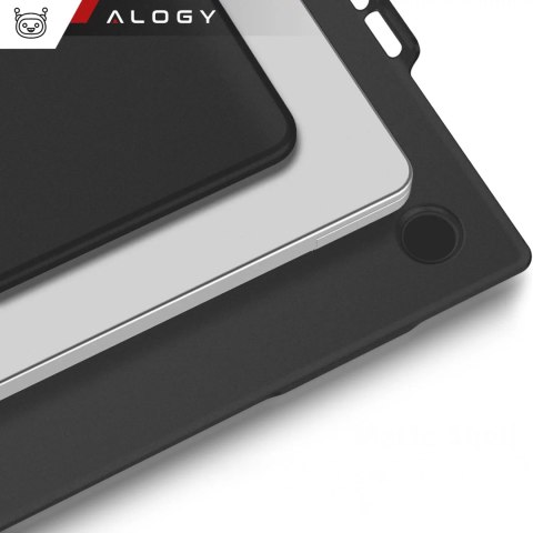 Alogy Etui ochronne do Apple Macbook Pro 14 - M1/M2/M3/M4 2021-2024 Alogy AirGuard™ Elastyczna obudowa bez odcisków palców Matowa Czer Alogy Etui ochronne do Apple Macbook Pro 14 - M1/M2/M3/M4 2021-2024 Alogy AirGuard™ Elastyczna obudowa bez odcisków palców Matowa Czer