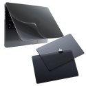 Alogy Etui ochronne do Apple Macbook Pro 14 - M1/M2/M3/M4 2021-2024 Alogy AirGuard™ Elastyczna obudowa bez odcisków palców Matowa Czer
