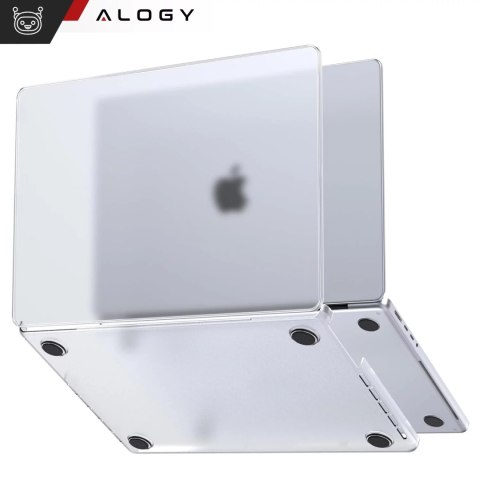 Alogy Etui ochronne do Apple Macbook Pro 16 - M1/M2/M3/M4 2021-2024 2025 Alogy AirGuard™ Elastyczna obudowa Matowa Przezroczysta Biel Alogy Etui ochronne do Apple Macbook Pro 16 - M1/M2/M3/M4 2021-2024 2025 Alogy AirGuard™ Elastyczna obudowa Matowa Przezroczysta Biel