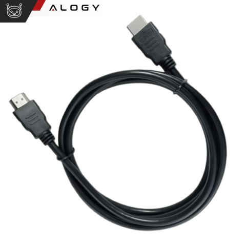 Alogy Kabel HDMI 1.4 Alogy High Speed Ethernet 4K 30Hz 1.5m Czarny Alogy Kabel HDMI 1.4 Alogy High Speed Ethernet 4K 30Hz 1.5m Czarny