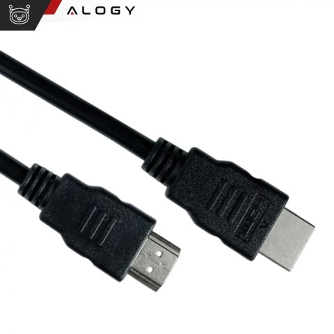 Alogy Kabel HDMI 1.4 Alogy High Speed Ethernet 4K 30Hz 1.5m Czarny Alogy Kabel HDMI 1.4 Alogy High Speed Ethernet 4K 30Hz 1.5m Czarny