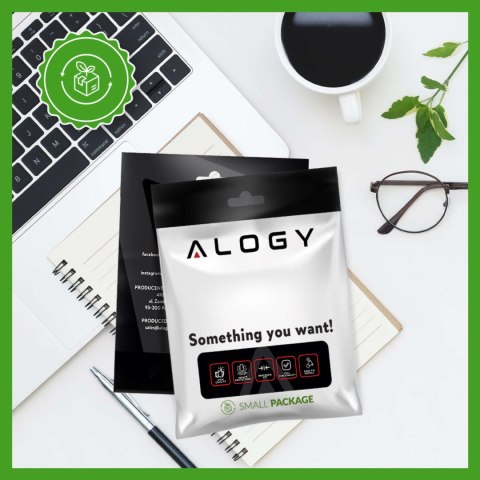 Alogy Kabel USB-C krótki 13cm Alogy Wydajny 240W 40Gbps z Obsługą 8K/60Hz Czarny Alogy Kabel USB-C krótki 13cm Alogy Wydajny 240W 40Gbps z Obsługą 8K/60Hz Czarny