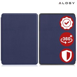 Alogy Etui ochronne na czytnik E-Book Alogy ProBook Cover obudowa do Kindle Paperwhite 6 2024 Granatowe