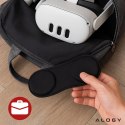 Alogy Osłona do soczewek Alogy VisionGuard do gogli okularów VR do Meta Quest 3 Czarna