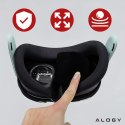 Alogy Osłona do soczewek Alogy VisionGuard do gogli okularów VR do Meta Quest 3 Czarna