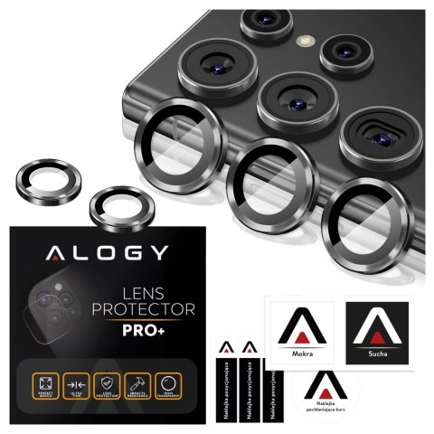 Alogy Szkło do Samsung Galaxy S25 Ultra nakładka na aparat obiektyw obiektywy aparatu Alogy ProCam Shield™️ osłona ochronna Alogy Szkło do Samsung Galaxy S25 Ultra nakładka na aparat obiektyw obiektywy aparatu Alogy ProCam Shield™️ osłona ochronna