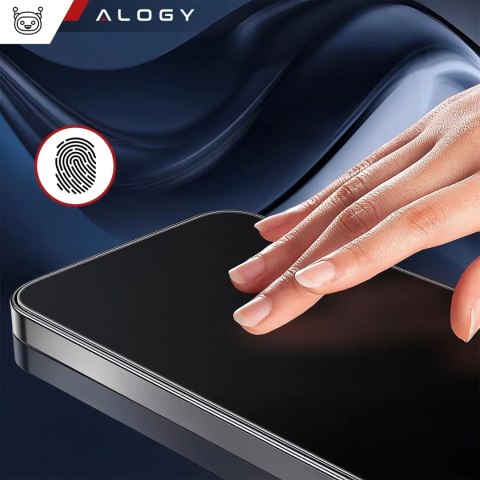 Alogy Szkło hartowane Prywatyzujące do Apple iPhone 16 Pro ochronne szkiełko na ekran 9H Alogy Privacy EasyShield™️ z ramką montażową Alogy Szkło hartowane Prywatyzujące do Apple iPhone 16 Pro ochronne szkiełko na ekran 9H Alogy Privacy EasyShield™️ z ramką montażową