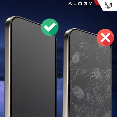 Alogy Szkło hartowane Prywatyzujące do Apple iPhone 16 Pro ochronne szkiełko na ekran 9H Alogy Privacy EasyShield™️ z ramką montażową Alogy Szkło hartowane Prywatyzujące do Apple iPhone 16 Pro ochronne szkiełko na ekran 9H Alogy Privacy EasyShield™️ z ramką montażową
