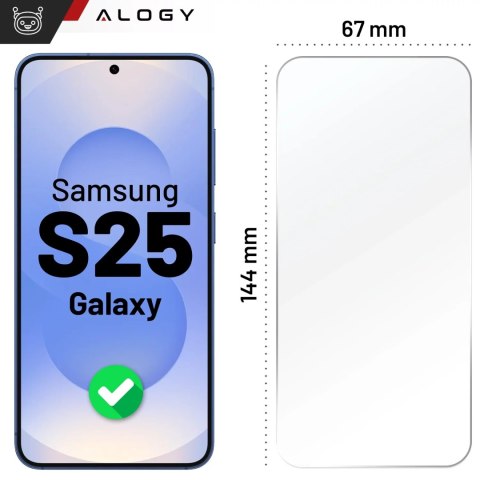 Alogy Szkło hartowane do Samsung Galaxy S25 ochronne szkiełko na ekran 9H Alogy Heavy Pro+™️ Alogy Szkło hartowane do Samsung Galaxy S25 ochronne szkiełko na ekran 9H Alogy Heavy Pro+™️