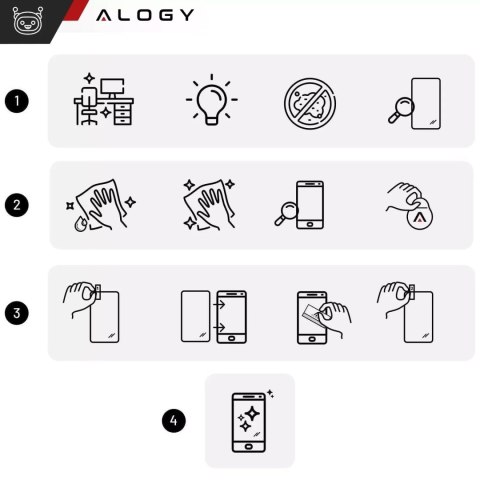 Alogy Szkło hartowane do Samsung Galaxy S25 ochronne szkiełko na ekran 9H Alogy Heavy Pro+™️ Alogy Szkło hartowane do Samsung Galaxy S25 ochronne szkiełko na ekran 9H Alogy Heavy Pro+™️