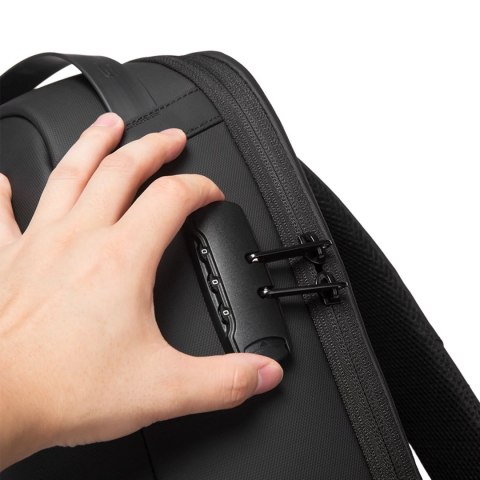 Bange Plecak Antykradzieżowy wodoodporny Bange na laptopa 15.6" miejski podróżny 48x30x16 cm do pracy samolotu męski damski z gniazdem Bange Plecak Antykradzieżowy wodoodporny Bange na laptopa 15.6" miejski podróżny 48x30x16 cm do pracy samolotu męski damski z gniazdem