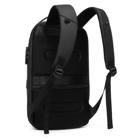 Bange Plecak Antykradzieżowy wodoodporny Bange na laptopa 15.6" miejski podróżny 48x30x16 cm do pracy samolotu męski damski z gniazdem Bange Plecak Antykradzieżowy wodoodporny Bange na laptopa 15.6" miejski podróżny 48x30x16 cm do pracy samolotu męski damski z gniazdem