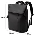 Bange Plecak wodoodporny Bange na laptopa 15.6" miejski podróżny 44x30x17 cm do pracy samolotu męski damski Czarny