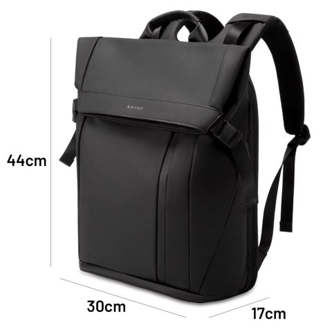 Bange Plecak wodoodporny Bange na laptopa 15.6" miejski podróżny 44x30x17 cm do pracy samolotu męski damski Czarny Bange Plecak wodoodporny Bange na laptopa 15.6" miejski podróżny 44x30x17 cm do pracy samolotu męski damski Czarny