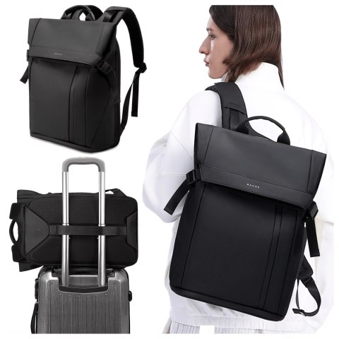 Bange Plecak wodoodporny Bange na laptopa 15.6" miejski podróżny 44x30x17 cm do pracy samolotu męski damski Czarny Bange Plecak wodoodporny Bange na laptopa 15.6" miejski podróżny 44x30x17 cm do pracy samolotu męski damski Czarny