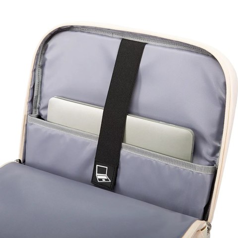 Bange Plecak wodoodporny Bange na laptopa 15.6" miejski podróżny 46x31.5x20 cm do pracy samolotu męski damski z z gniazdem USB Beżowy Bange Plecak wodoodporny Bange na laptopa 15.6" miejski podróżny 46x31.5x20 cm do pracy samolotu męski damski z z gniazdem USB Beżowy